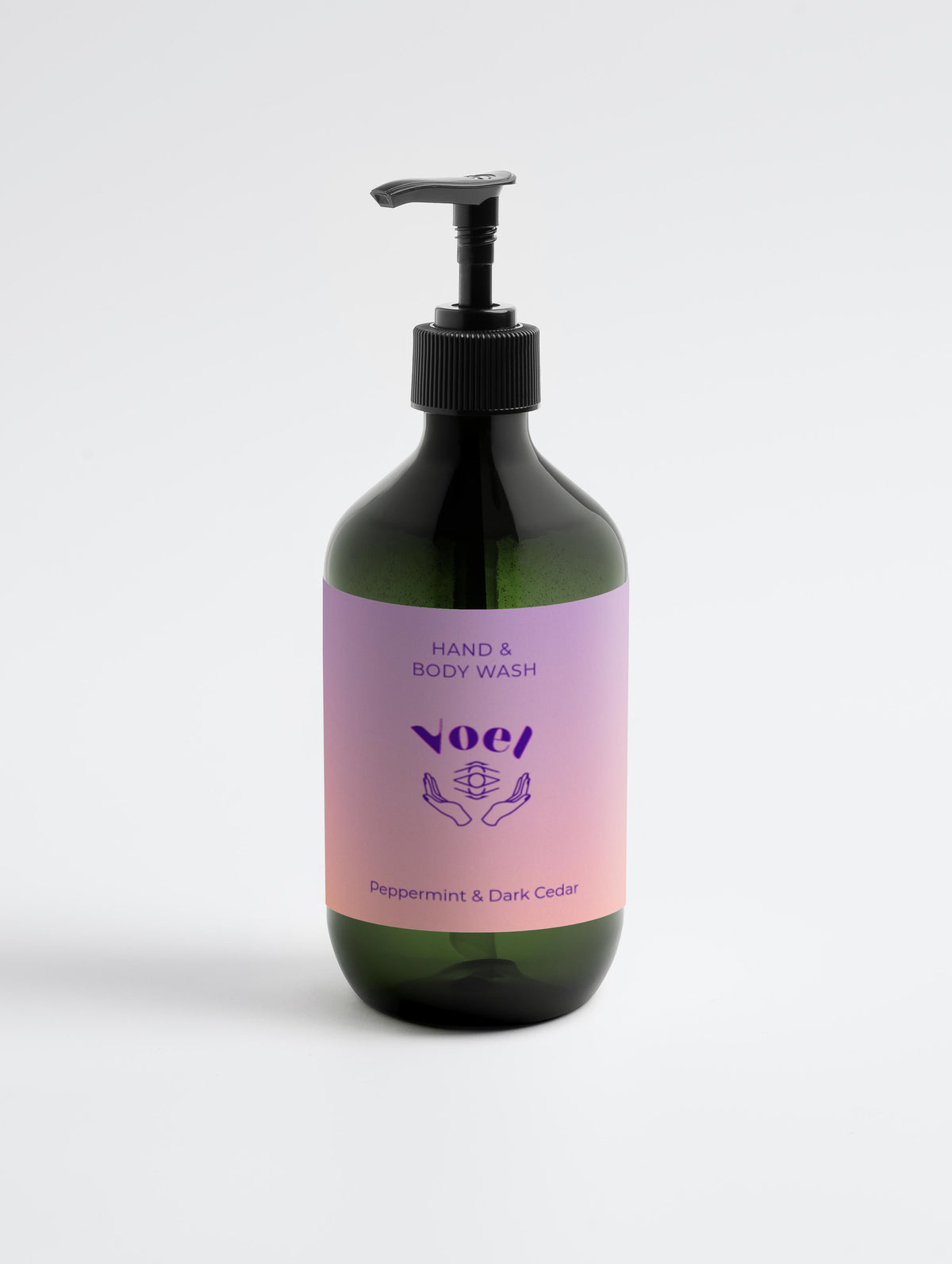 Hand & Body Wash, Peppermint & Dark Cedar