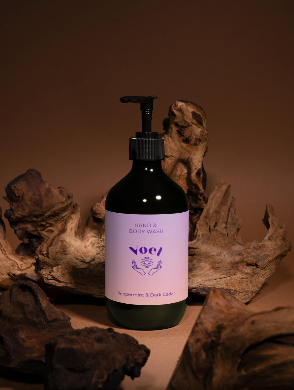 Hand & Body Wash, Peppermint & Dark Cedar